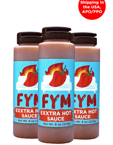 FYM Exxtra Hot - 8 oz 3 pack