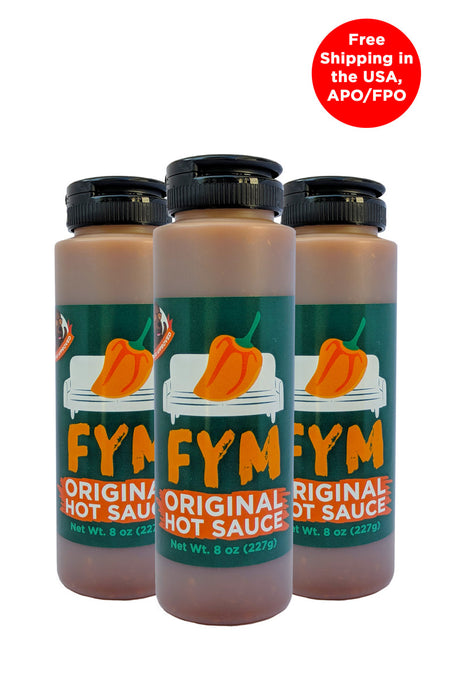 FYM Original Hot - 8 oz 3 pack