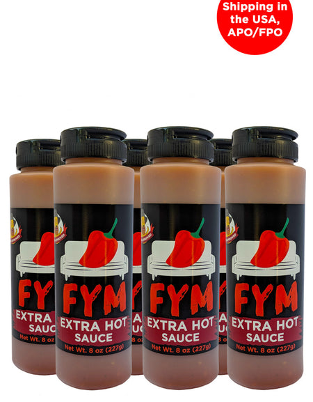 FYM Extra Hot - 8 oz 6 pack