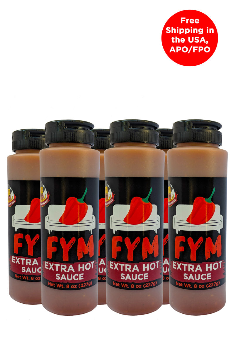 FYM Extra Hot - 8 oz 6 pack