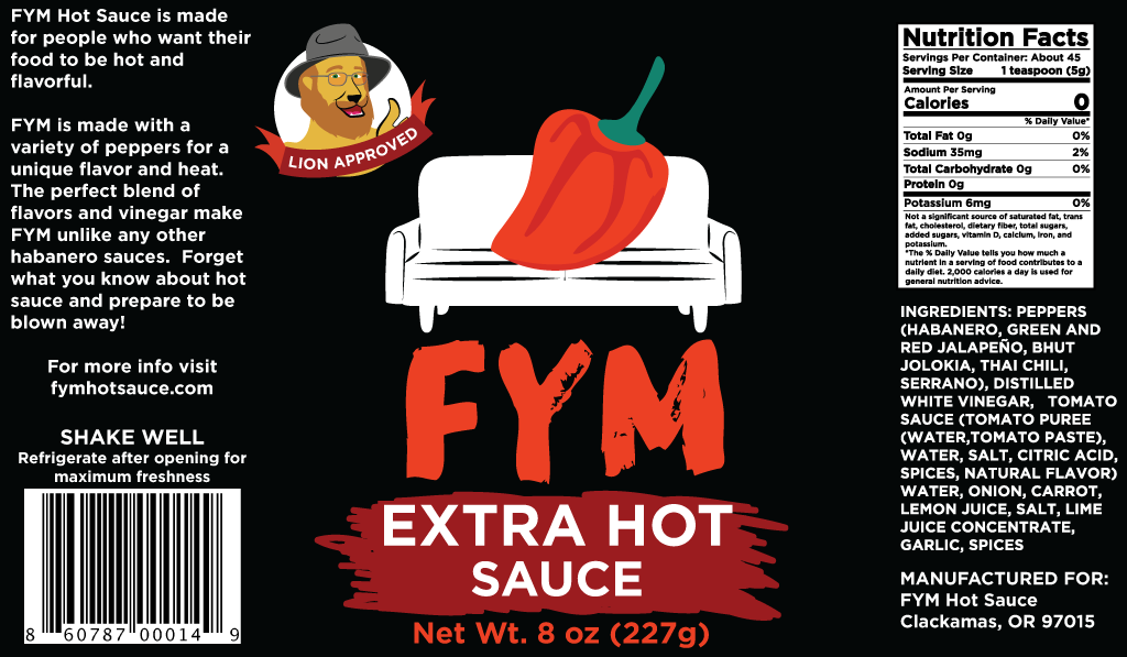 FYM Extra Hot - 8 oz