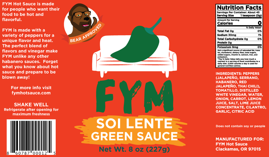 FYM Green - 8 oz 6 pack